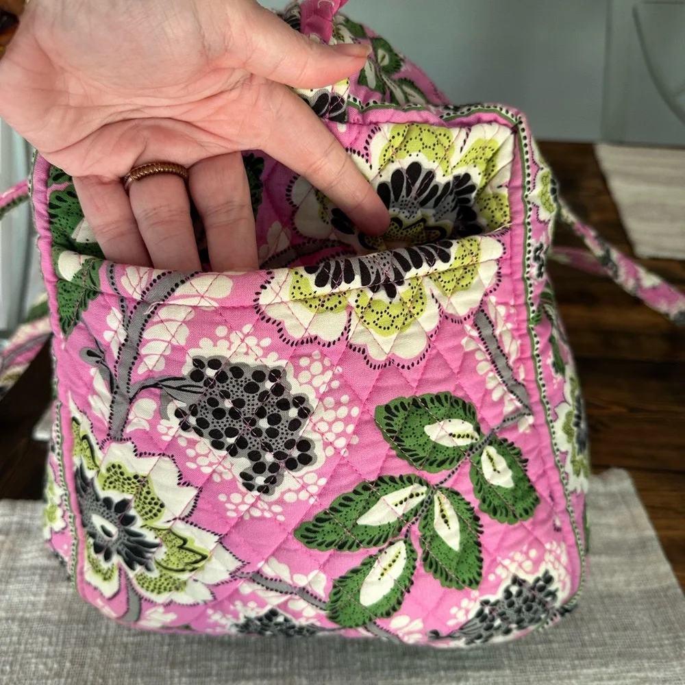 Vera Bradley Priscilla Pink Duffle Bag - Picture 6 of 6
